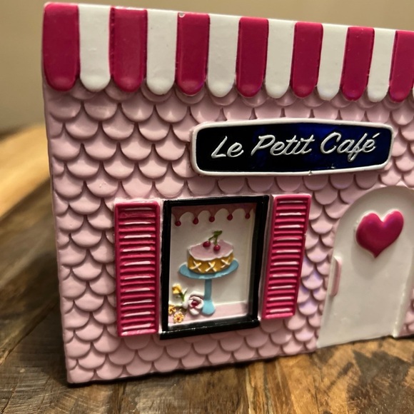 Le Petit Café Coffee Bar Box, Utensil Storage, Bakery Accessory Decor - Picture 7 of 12